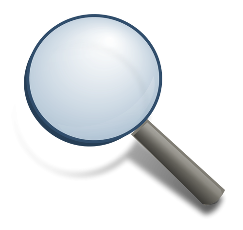 Magnifying glass vector image