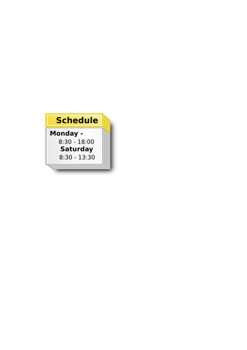 Ilustrasi vektor ikon kecil untuk kalender jadwal