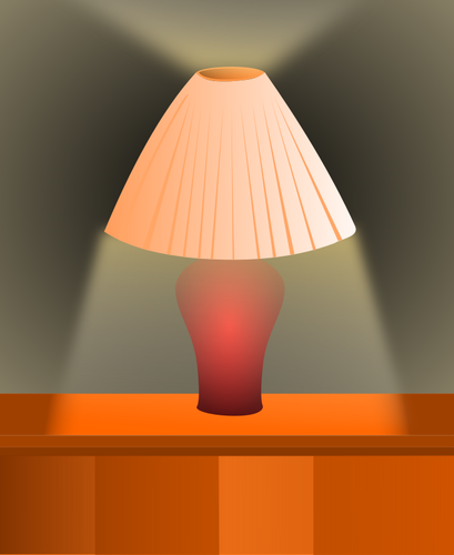 Schattigen Lampe