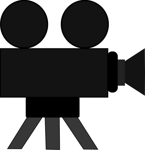 Movie camera webicon vector image