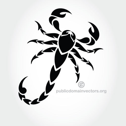 Skorpion-Vektorgrafiken
