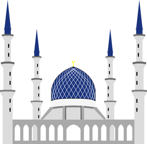 Imagem de vetor de Mesquita de sultÃ£o Salahuddin Abdul Aziz Shah