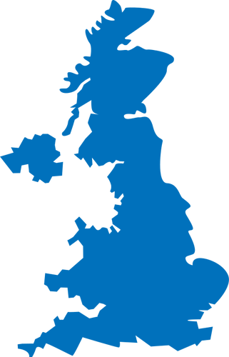 Reino Unido mapa vector de la imagen