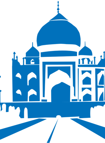Taj Mahal vektorgrafikk
