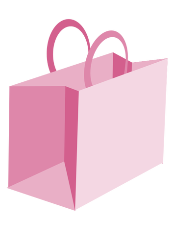 Geanta shopping roz