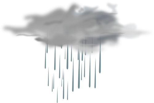 Vektor-Illustration der Wettervorhersage Farbe Symbol fÃ¼r Duschen