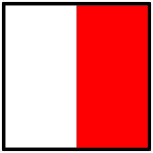Simbol dua-warna bendera