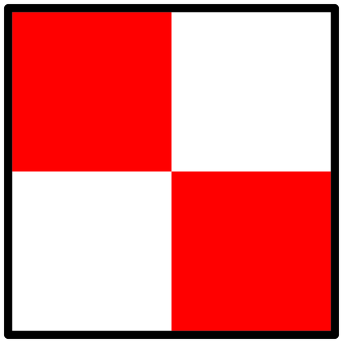 Bandiera di quattro quadrati