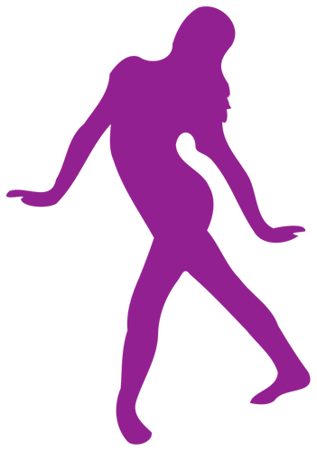 Image de la danseuse violet