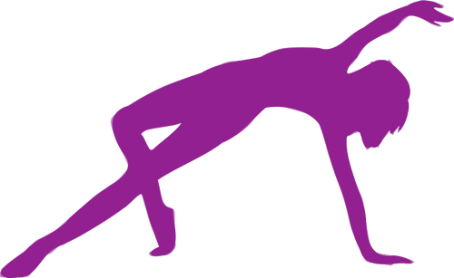 Icona di danza viola
