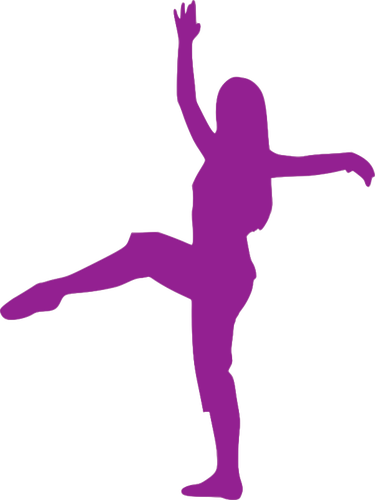 Violette Ballerina silhouette