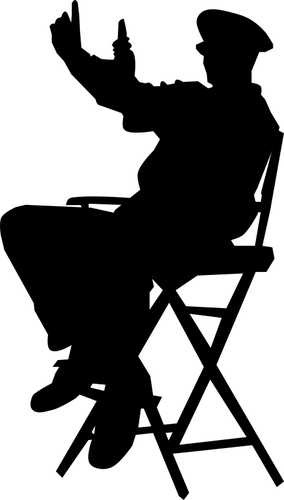 Director en silla