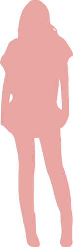 Immagine rosa della signora