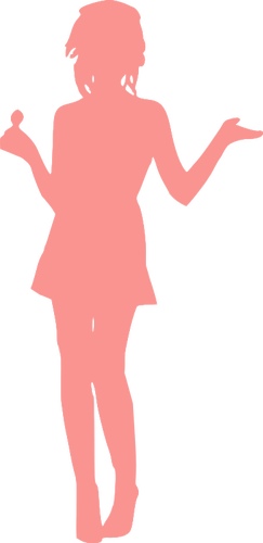 Wanita dalam rok mini