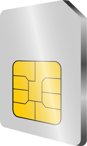 Ponsel SIM card vektor gambar