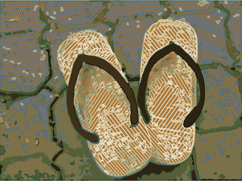 Japanse sandalen