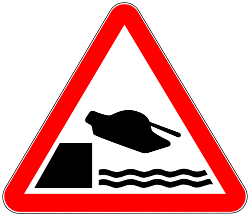 Tepi Sungai vektor road simbol