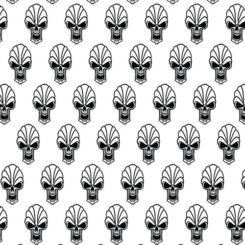 Skulls repetitive pattern