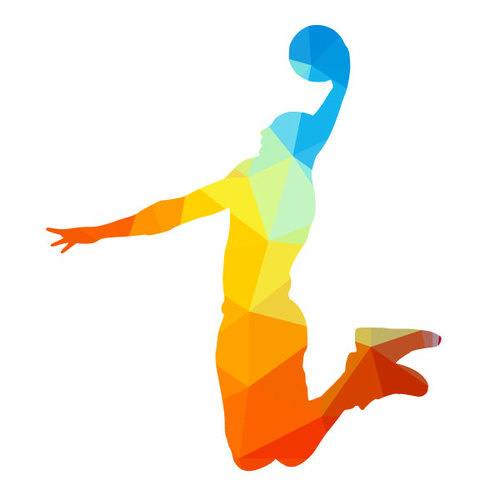 Slam dunk basketbalovÃ½ hrÃ¡Ä