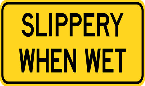 Slippery when wet desky