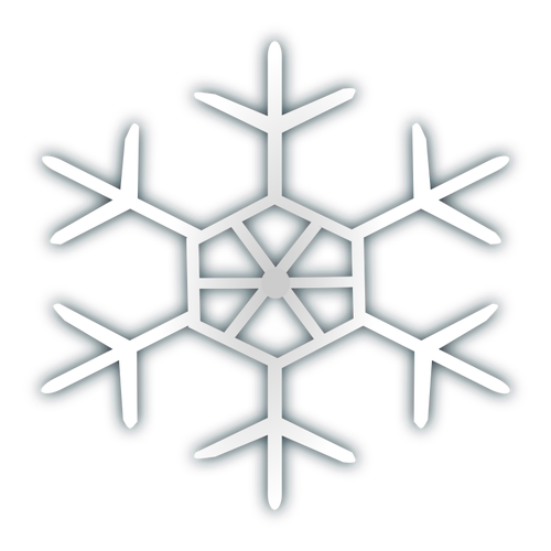 Sneeuw vlok pictogram
