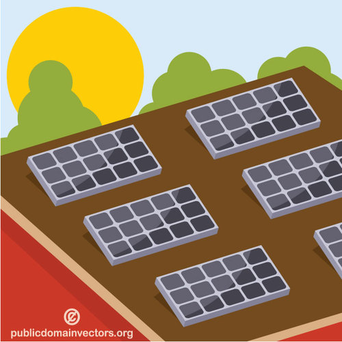 Pannelli solari sul tetto