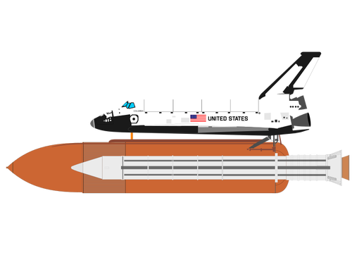 Space Shuttle Vektor-Zeichenprogramm
