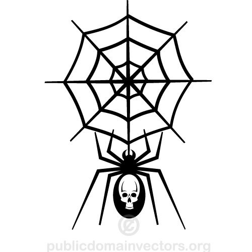Spider netto vektor ClipArt