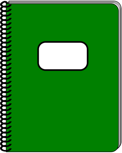 Spiraal notebook vector afbeelding