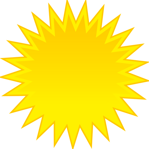 Simbol colorate pentru soare cer vector miniaturi