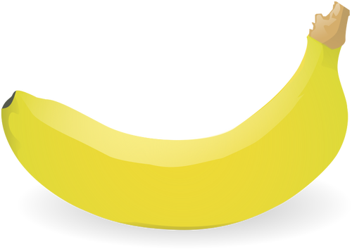 Fotorealistische individuelle Banane-Vektor-Bild