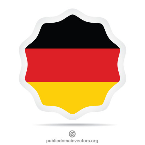 ClipArt adesivo bandiera tedesca