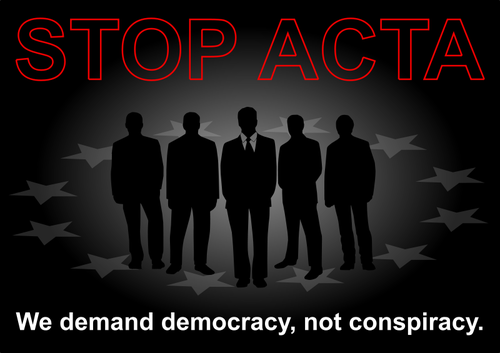 Stopp ACTA vektortegning