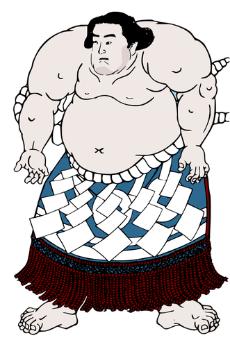 Fat Sumo wrestler