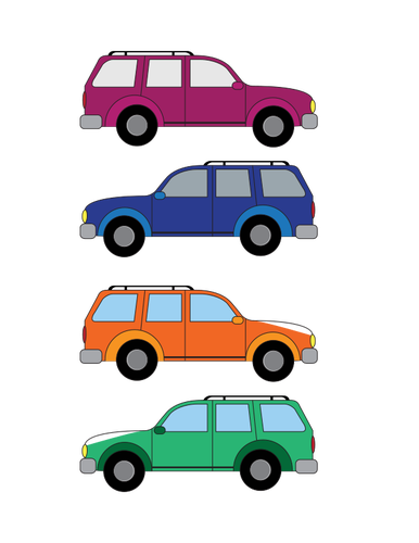Vector de la imagen de automÃ³viles para la familia