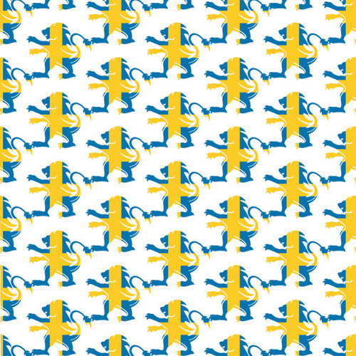 Zweedse crest naadloze patroon