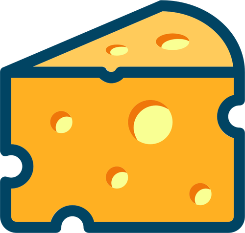 Zwitserse kaas vector afbeelding