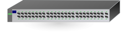 Gambar vektor HP jaringan switch hub