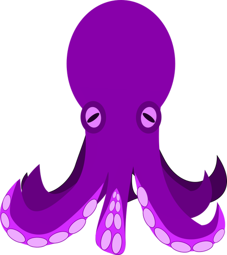 KreslenÃ½ chobotnice vektorovÃ© ilustrace