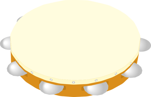 Illustrazione vettoriale di tamburello