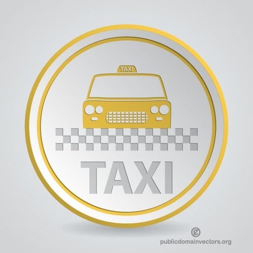 Taxi stand symbool
