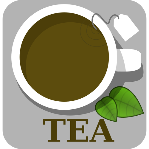 Vector afbeelding van thee teken