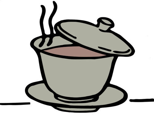 Tea cup outline