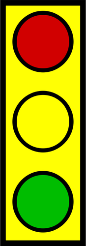 Vektorbild av smÃ¥ stopp ljus symbol