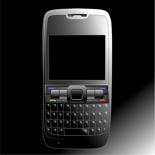 Image de vecteur pour le tÃ©lÃ©phone mobile blackBerry