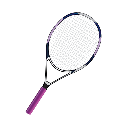 Tennis-SchlÃ¤ger-Vektor-Bild