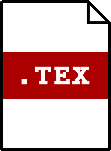 Tex arquivo tipo computador Ã­cone vector graphics