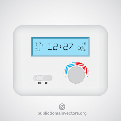 Thermostat-Vektor-Grafiken