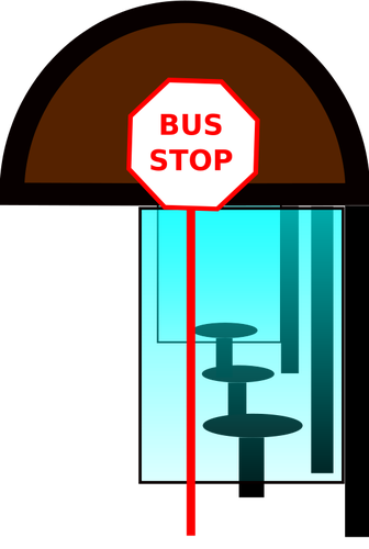 AutobusovÃ¡ zastÃ¡vka vektor