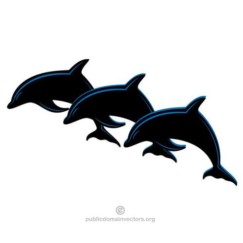 Trei delfini